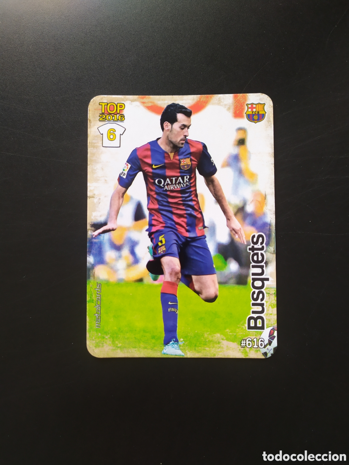 Football Stickers: Mundicromo fichas Liga 2015 2016 15 16 Sergio Busquets mate n&deg; 616 Barcelona