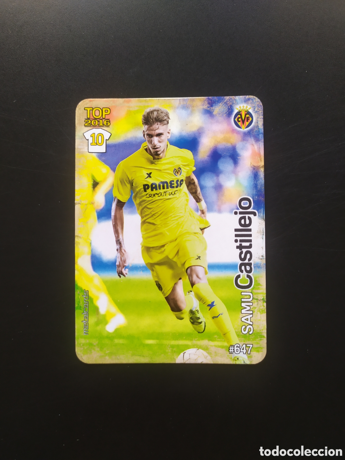 Cartes &agrave; collectionner de Football: Mundicromo fichas Liga 2015 2016 15 16 Samu Castillejo mate n&deg; 647 Villarreal