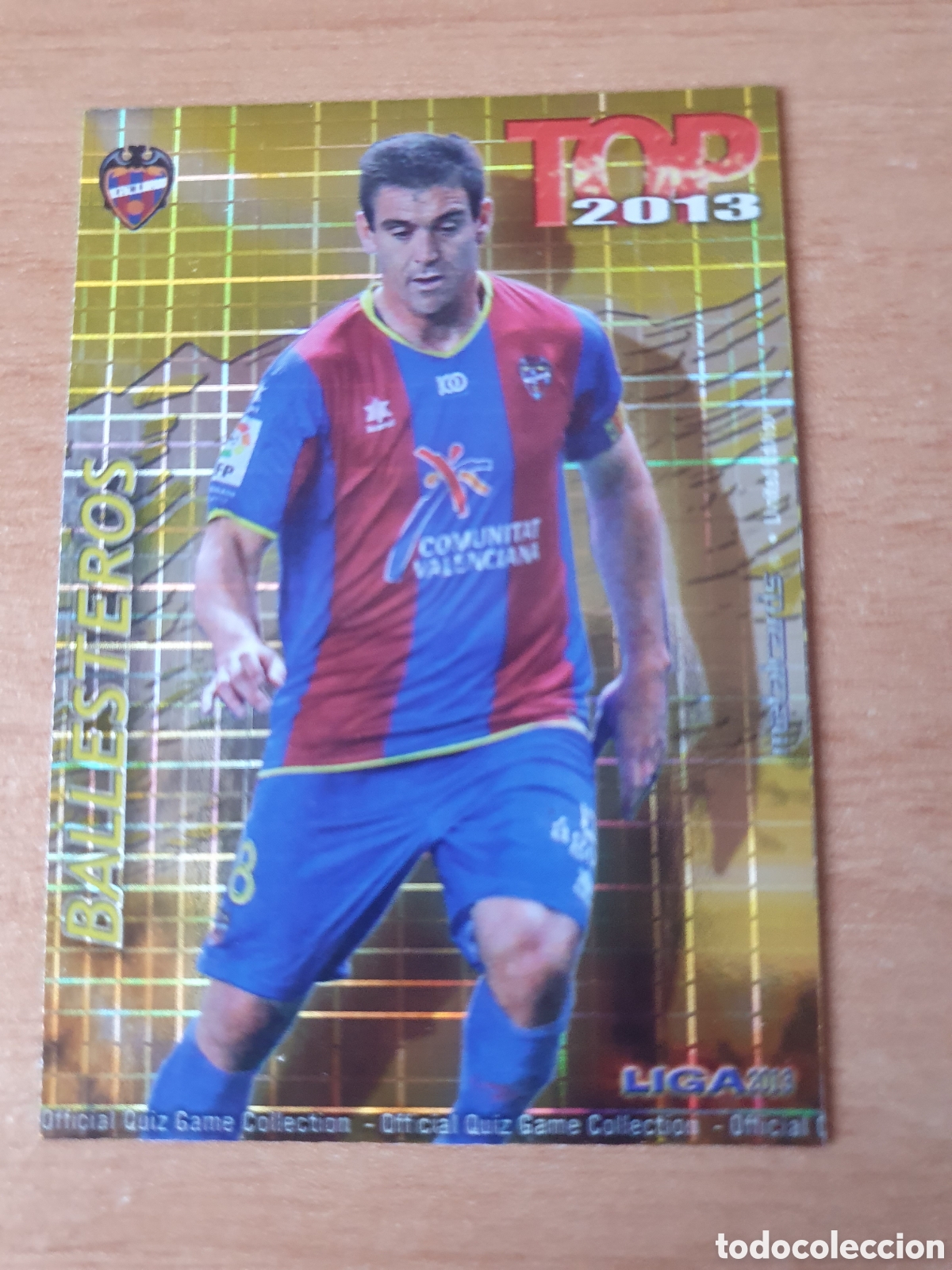 Cromos de f&uacute;tbol: MUNDICROMO 2012 2013 562 BALLESTEROS LEVANTE TOP CUADROS