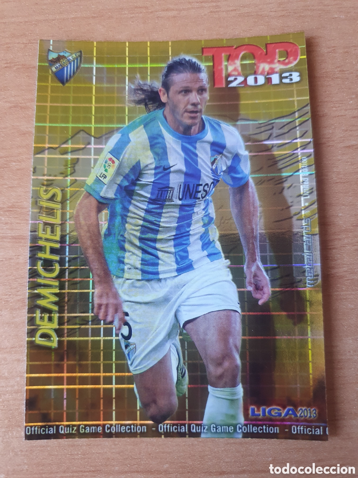 Cromos de f&uacute;tbol: MUNDICROMO 2012 2013 570 DEMICHELIS MALAGA TOP CUADROS