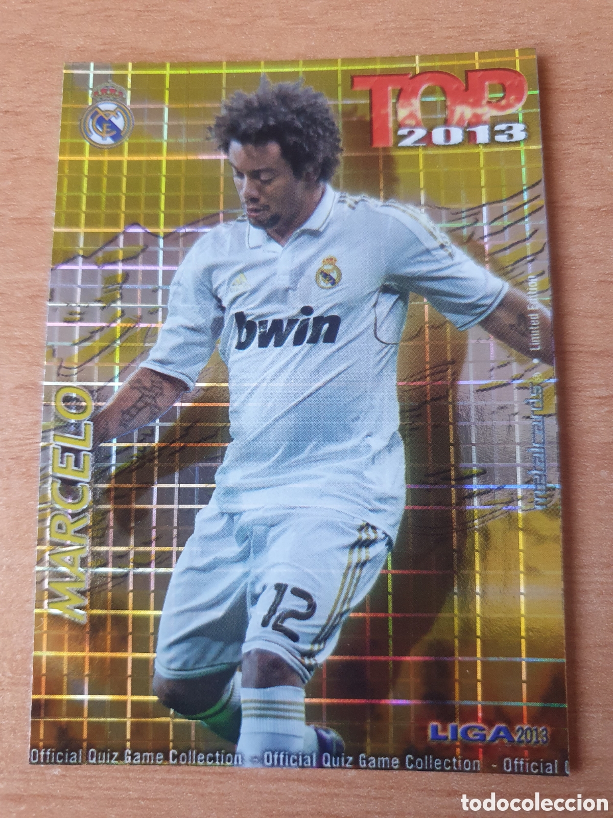 Cromos de f&uacute;tbol: MUNDICROMO 2012 2013 577 MARCELO REAL MADRID TOP CUADROS