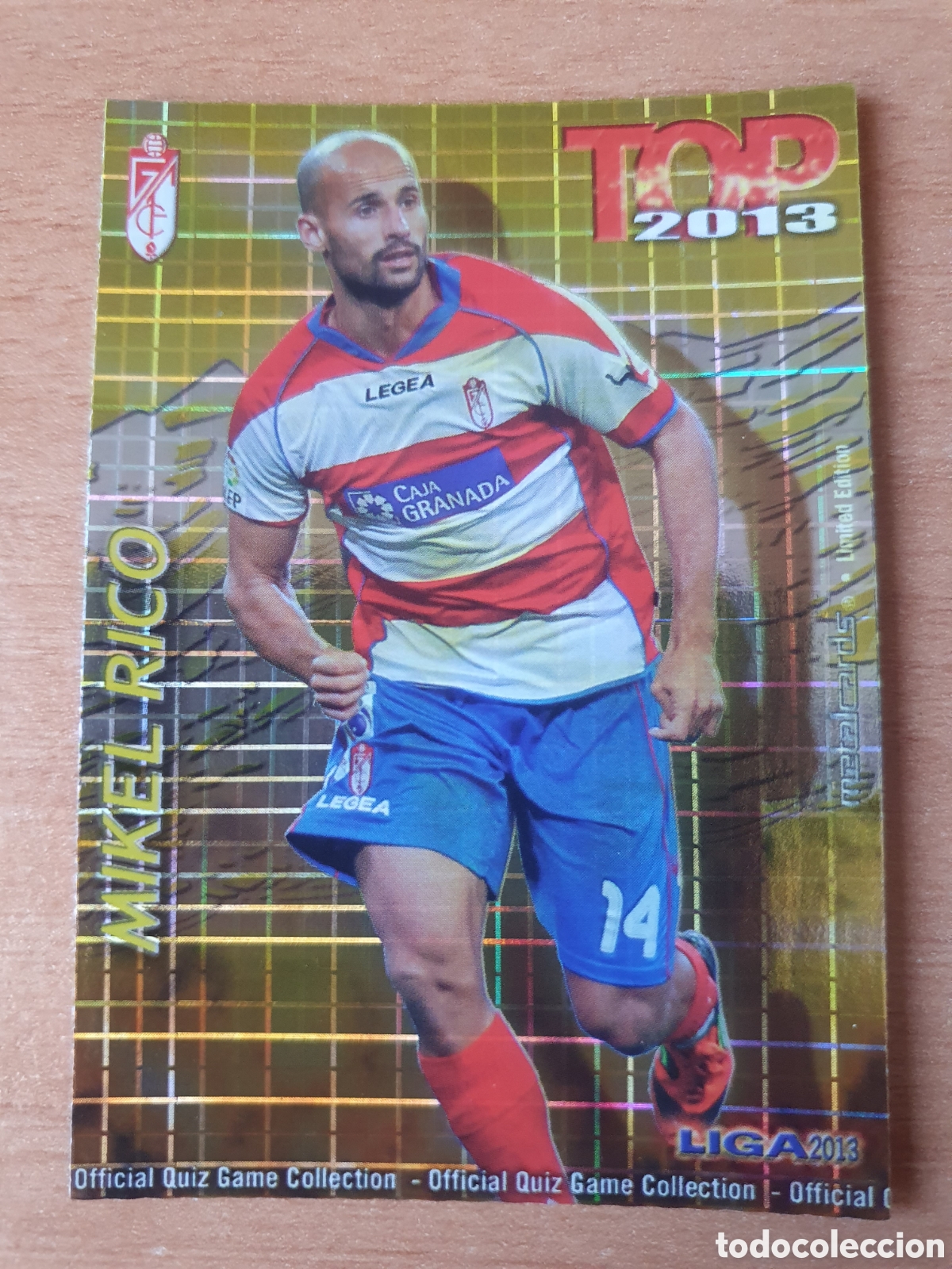 Cromos de f&uacute;tbol: MUNDICROMO 2012 2013 593 MIKEL RIKO GRANADA TOP CUADROS