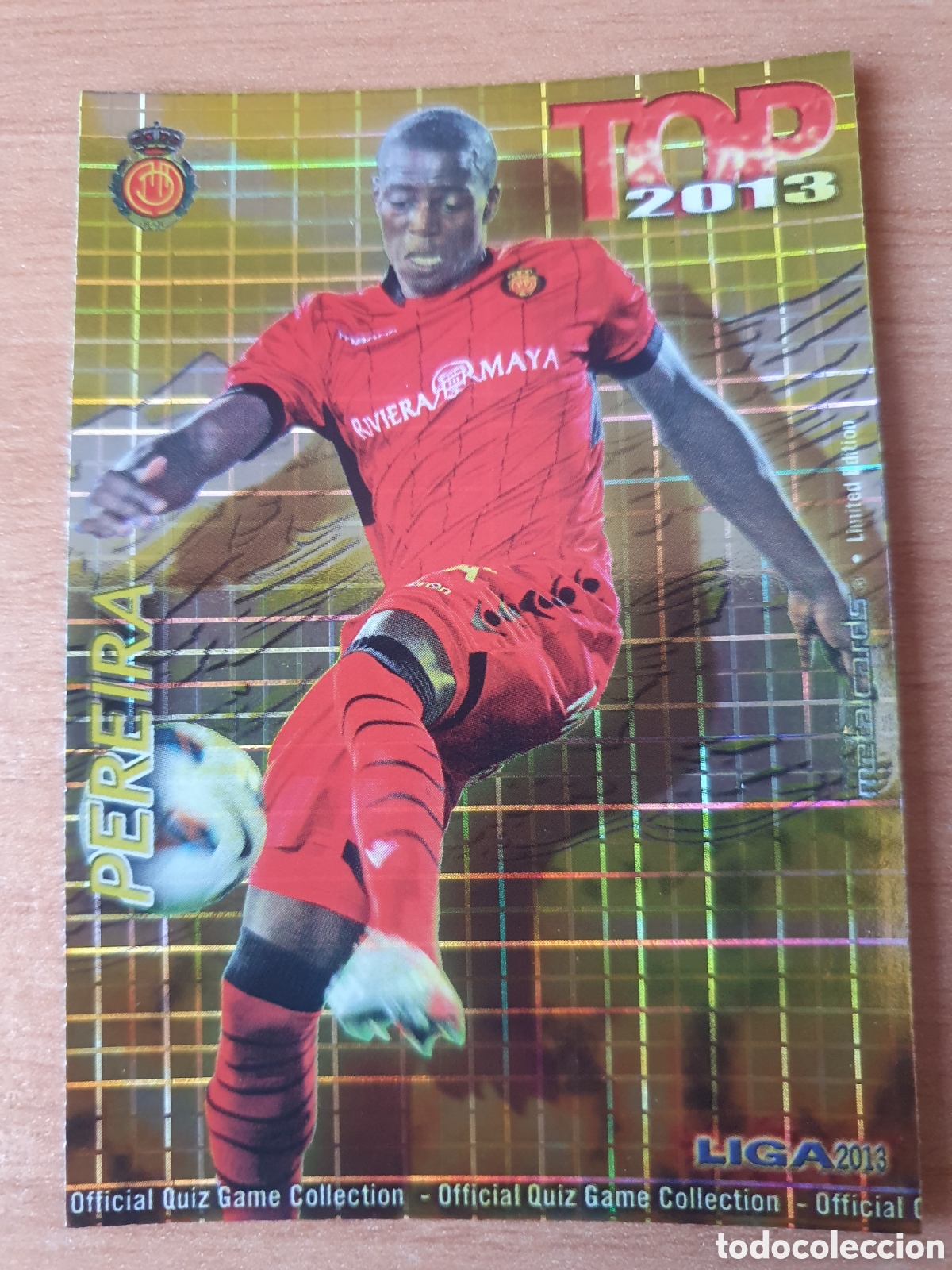 Cromos de f&uacute;tbol: MUNDICROMO 2012 2013 594 PEREIRA MALLORCA TOP CUADROS
