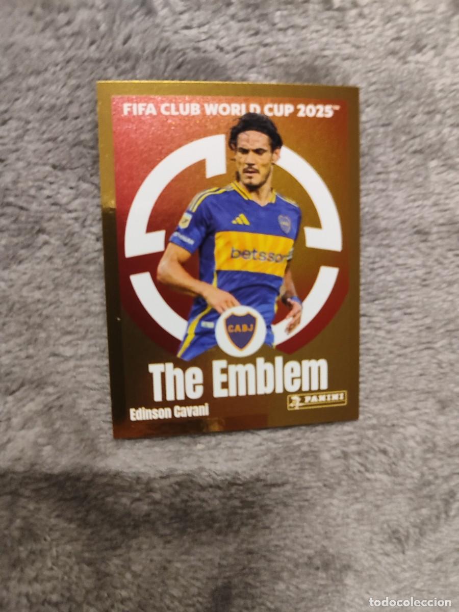 Cartes &agrave; collectionner de Football: 166 WORLD CUP 2025 FIFA EDINSON CAVANI THE EMBLEM CA BOCA JUNIORS PANINI MUNDIAL CLUBES 25 STICKERS