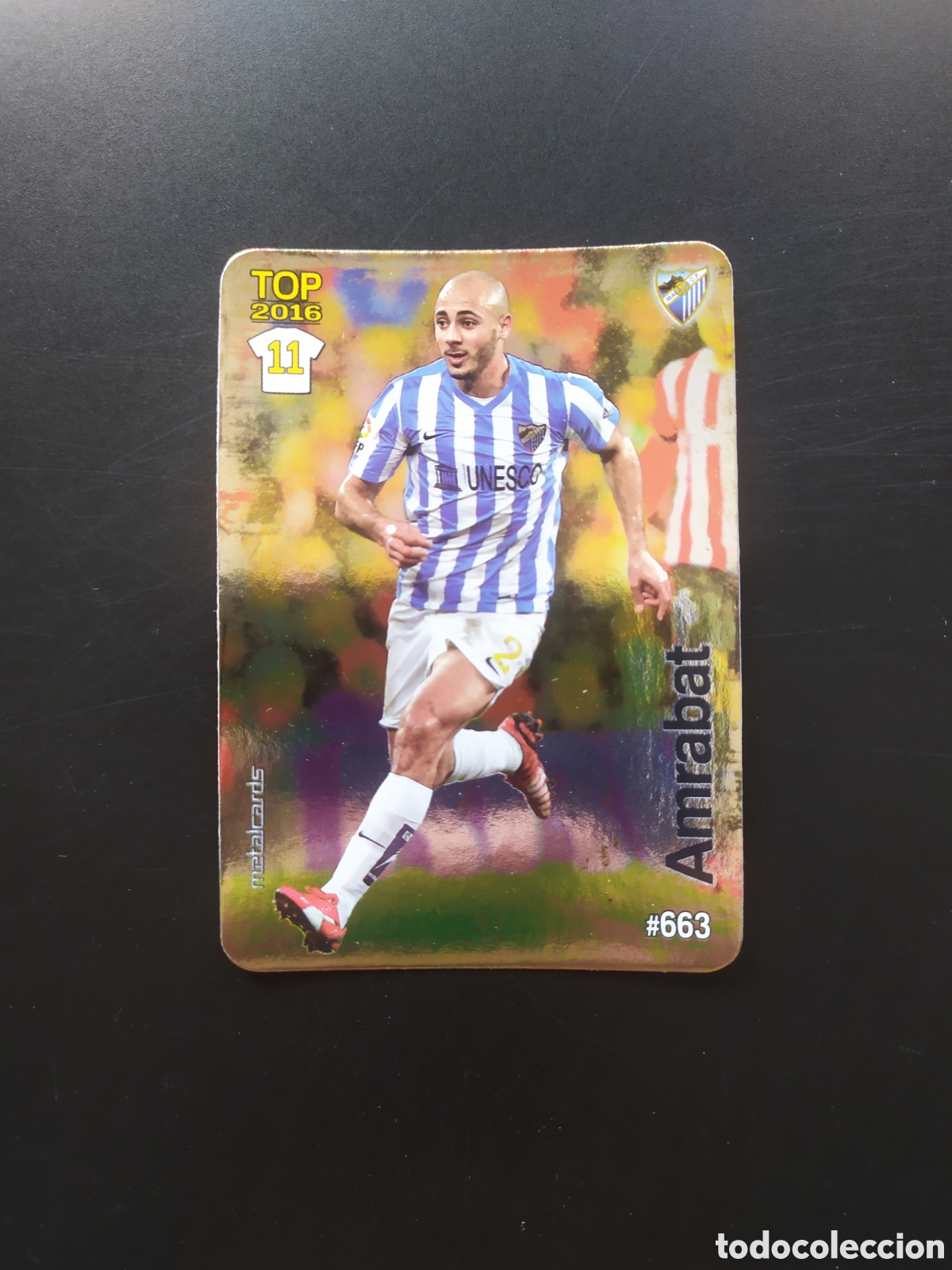 Cromos de Futebol: Mundicromo fichas Liga 2015 2016 15 16 Amrabat brillo liso n&deg; 663 Malaga