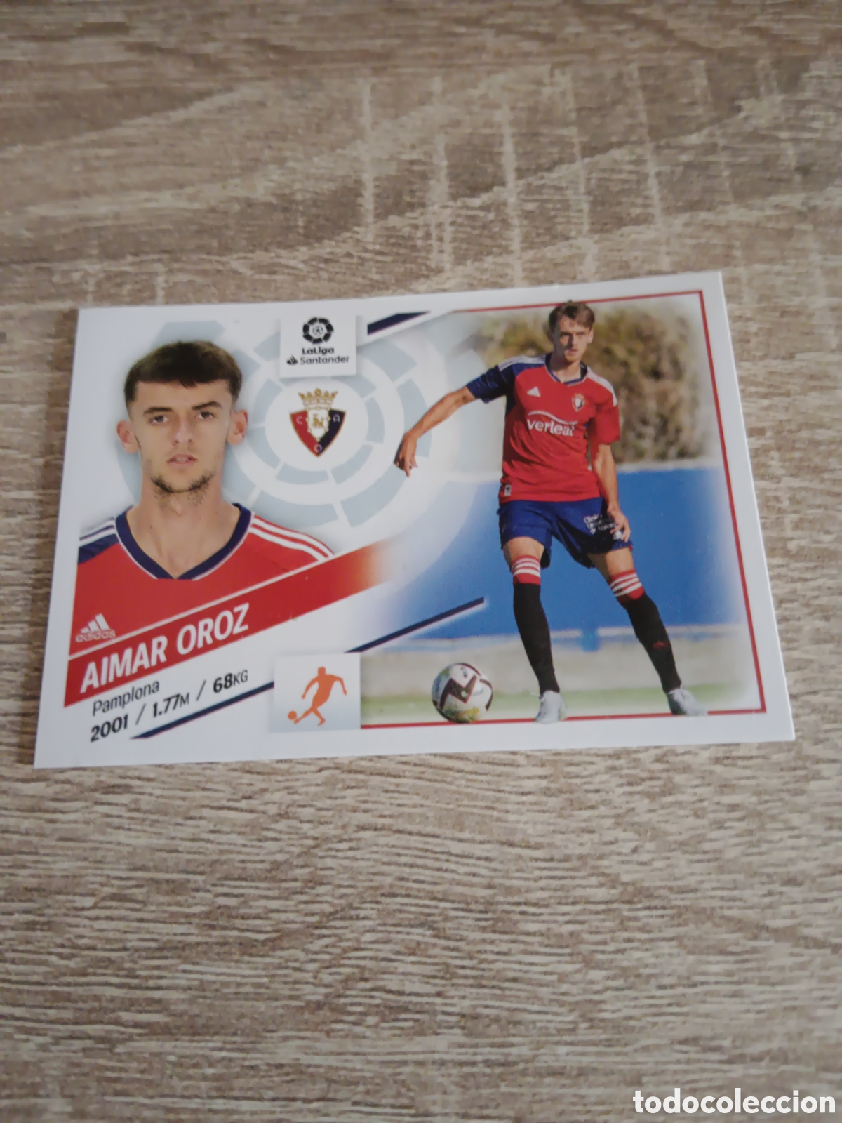 Cromos de F&uacute;tbol: Aimar Oroz coloca Osasuna liga 2022 2023 22 23 ediciones este