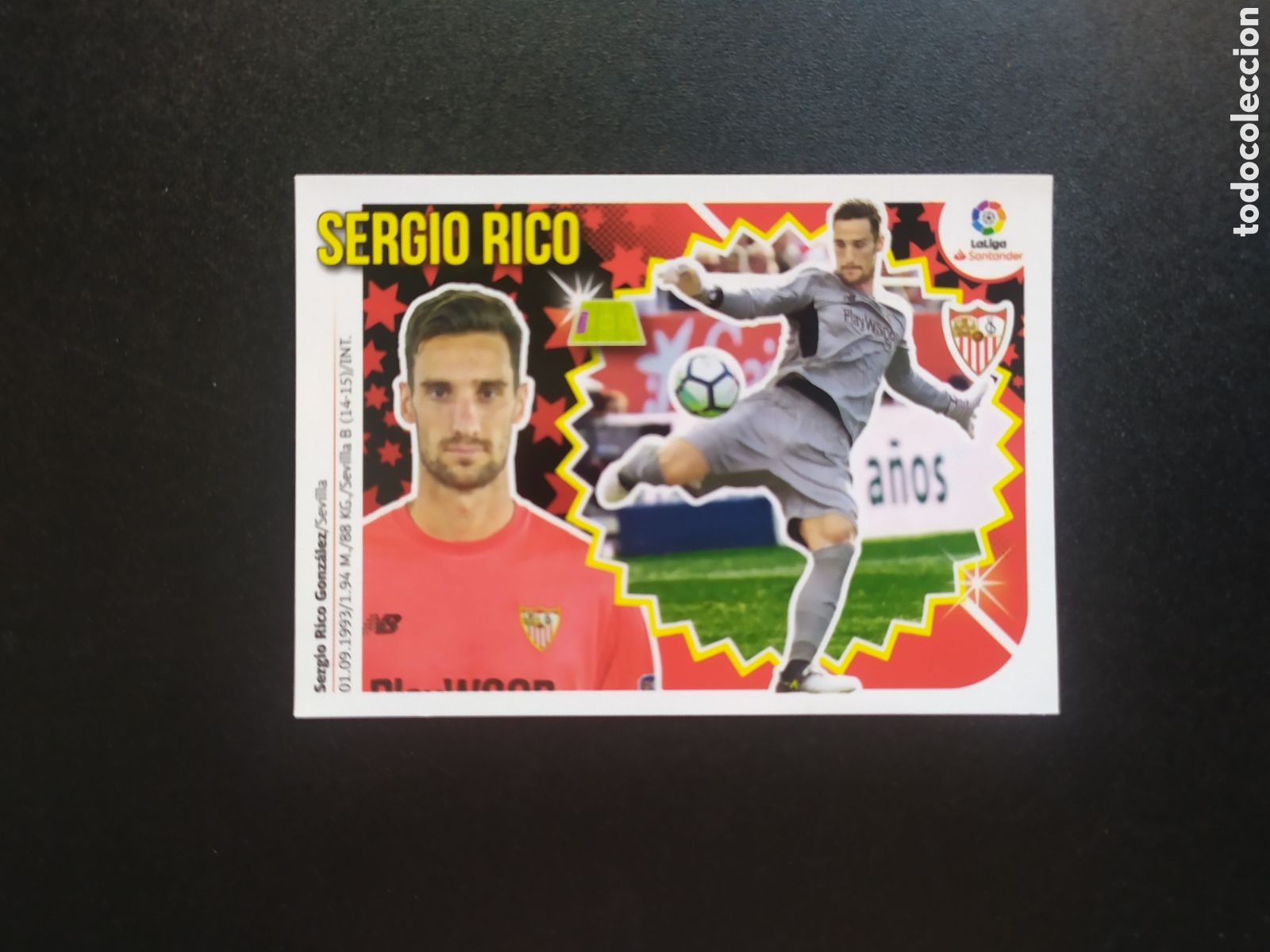 Cromos de Futebol: Liga este 2018 2019 18 19 panini Sergio Rico n&deg; 1 Sevilla
