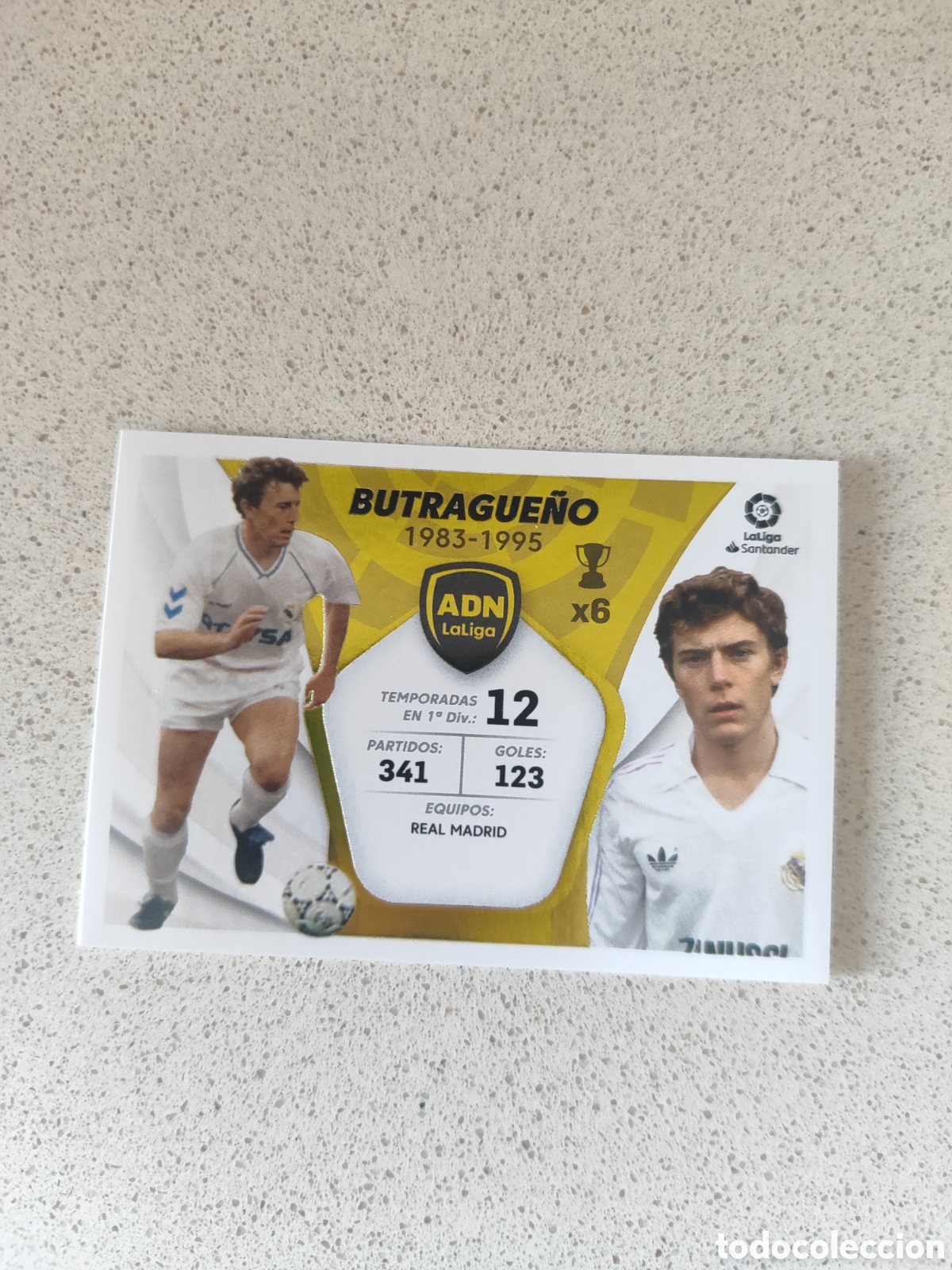 Cromos de Futebol: CROMO N&Uacute;MERO 4 ADN LA LIGA BUTRAGUE&Ntilde;O REAL MADRID LIGA ESTE 21/22
