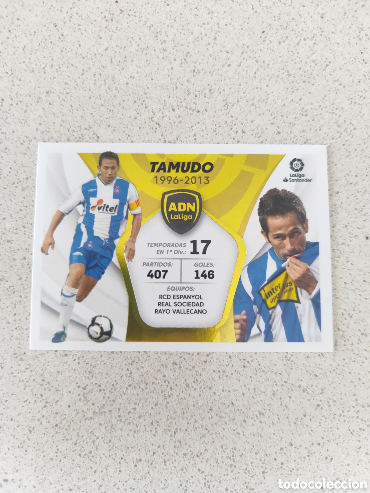 Figurine di Calcio: CROMO N&Uacute;MERO 29 ADN LA LIGA RA&Uacute;L TAMUDO RCD ESPANYOL DE BARCELONA LIGA ESTE 21/22
