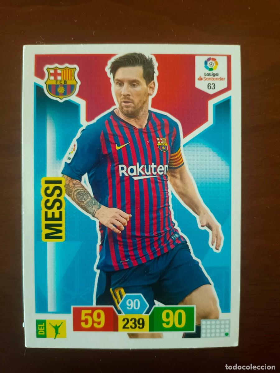 Cromos de f&uacute;tbol: Messi, Adrenalyn 63, - Foto 1