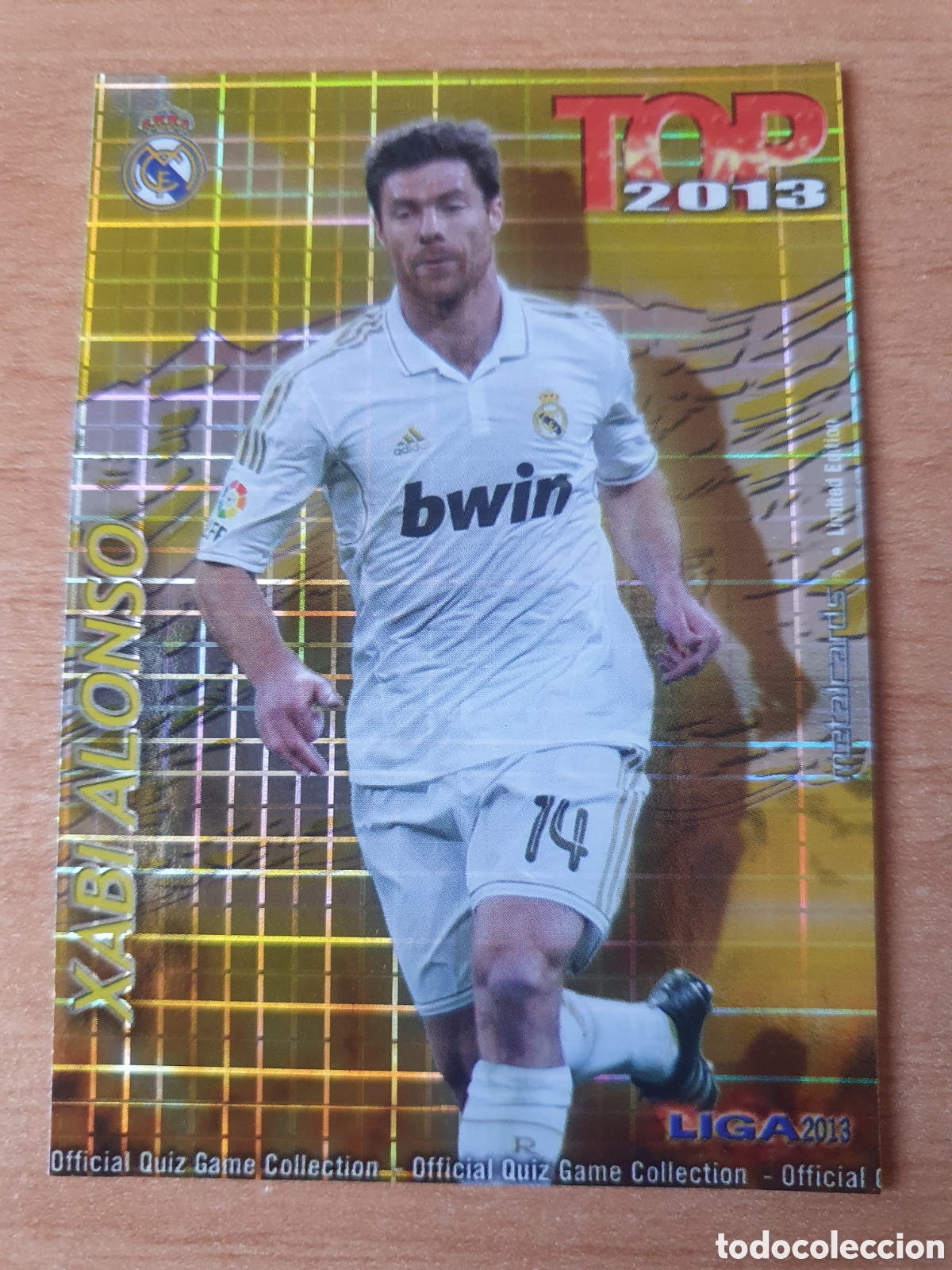 Cromos de F&uacute;tbol: MUNDICROMO 2012 2013 604 XAVI ALONSO REAL MADRID TOP CUADROS
