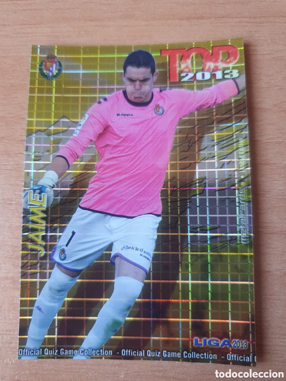 Cromos de f&uacute;tbol: MUNDICROMO 2012 2013 549 JAIME VALLADOLID TOP CUADROS
