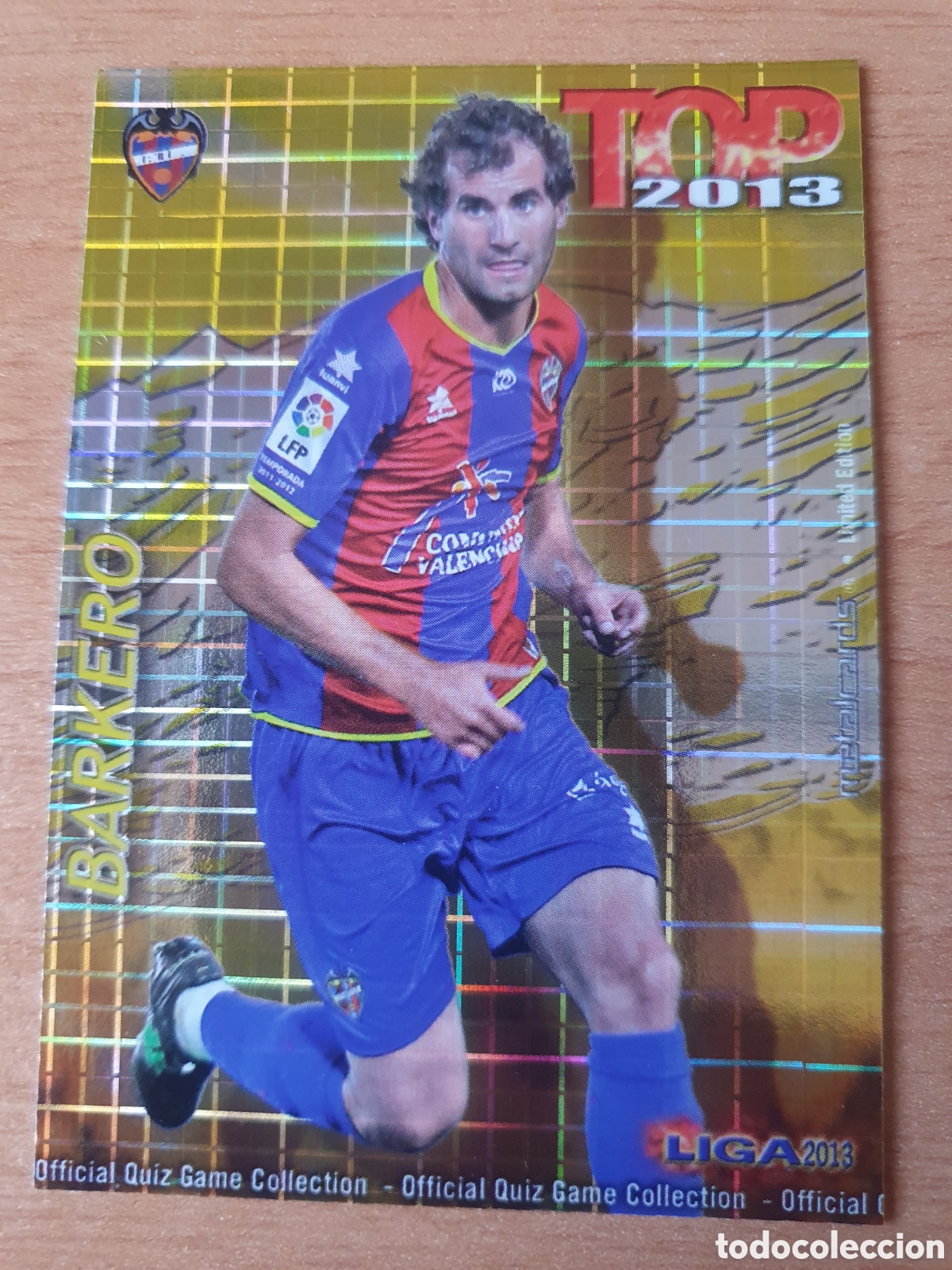 Cromos de f&uacute;tbol: MUNDICROMO 2012 2013 617 BARKERO LEVANTE TOP CUADROS