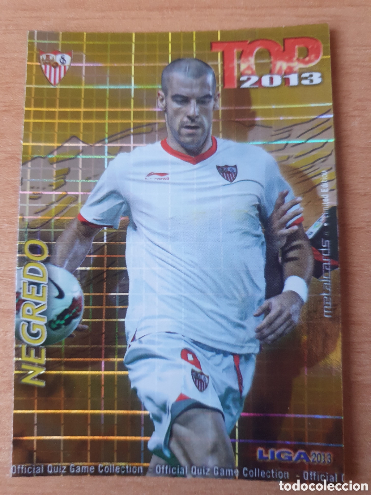 Cromos de f&uacute;tbol: MUNDICROMO 2012 2013 626 NEGREDO SEVILLA TOP CUADROS
