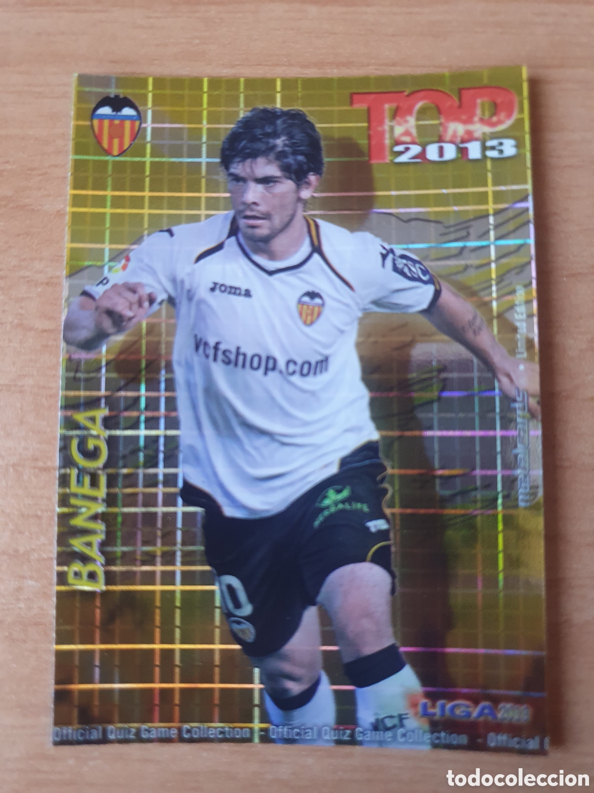 Cromos de f&uacute;tbol: MUNDICROMO 2012 2013 615 BANEGA VALENCIA TOP CUADROS