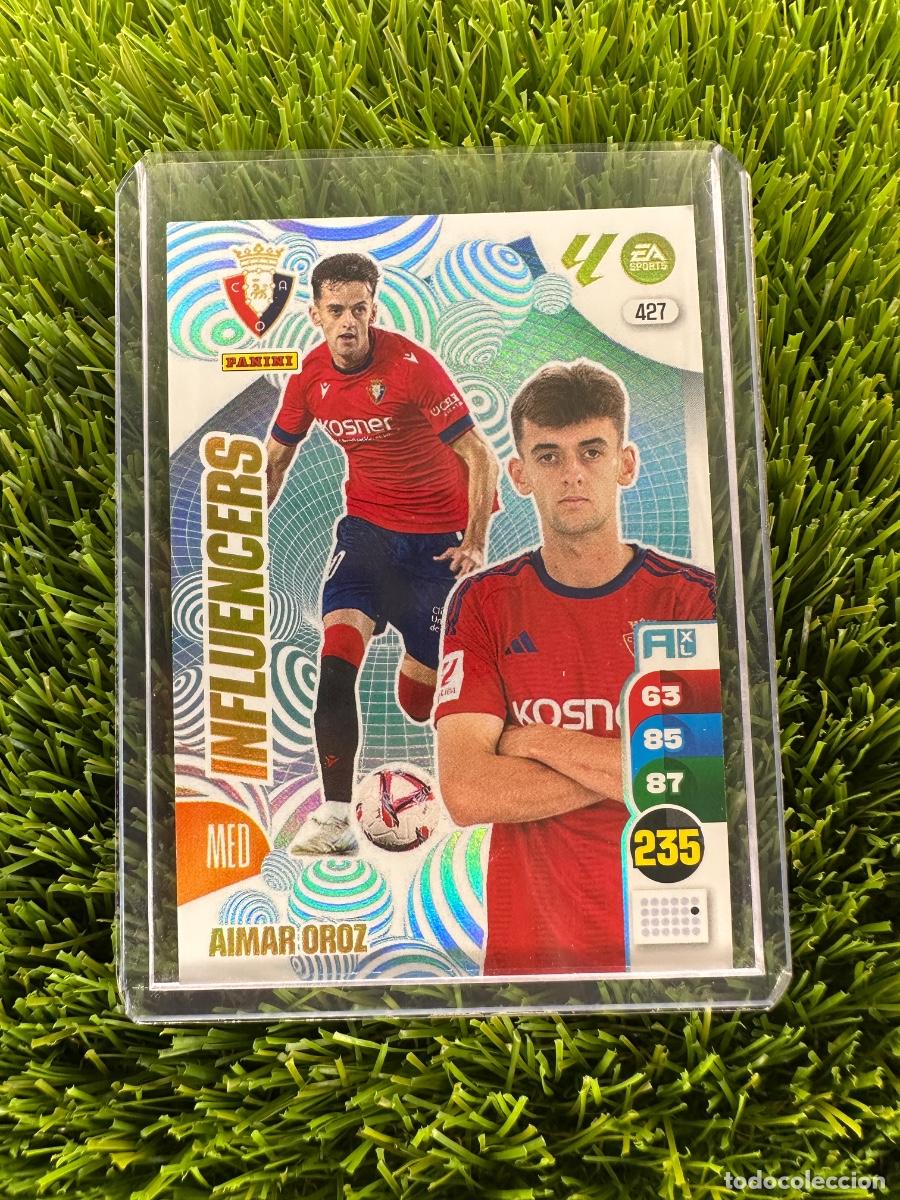 Fu&szlig;ball-Sticker: N&ordm; 427 Aimar Oroz Influencers CA Osasuna Adrenalyn XL 24 25