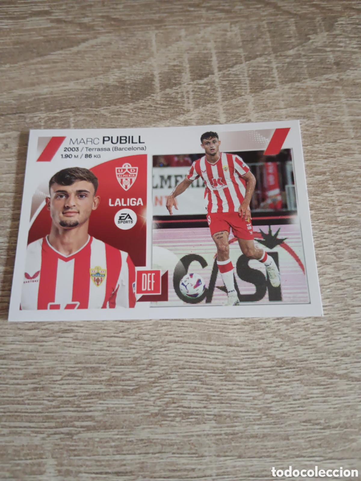 Cromos de F&uacute;tbol: Pubill coloca Almer&iacute;a liga 2023 2024 23 24 ediciones este