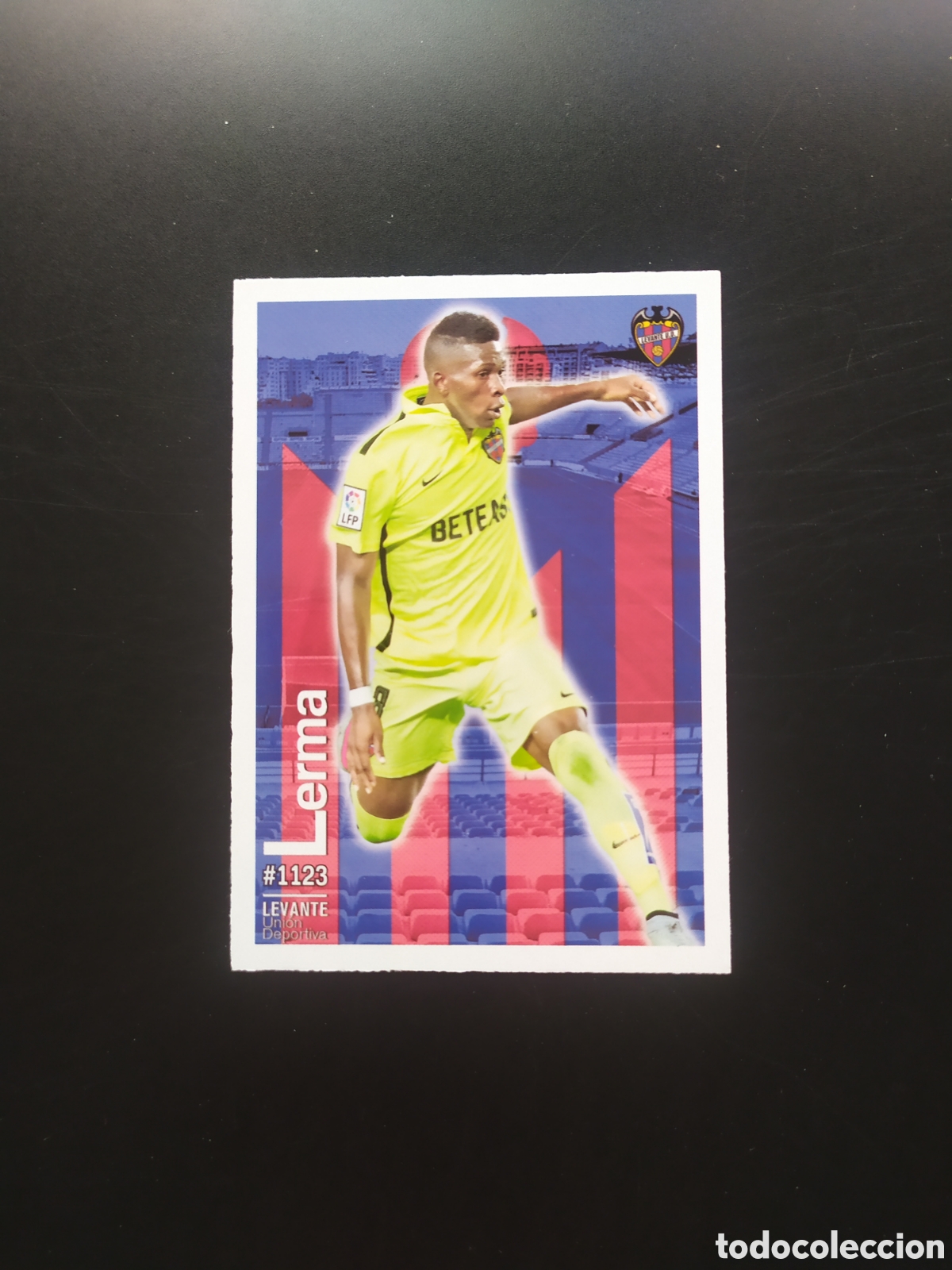 Football Stickers: Mundicromo fichas Liga 2015 2016 15 16 Lerma n&deg; 1123 Levante