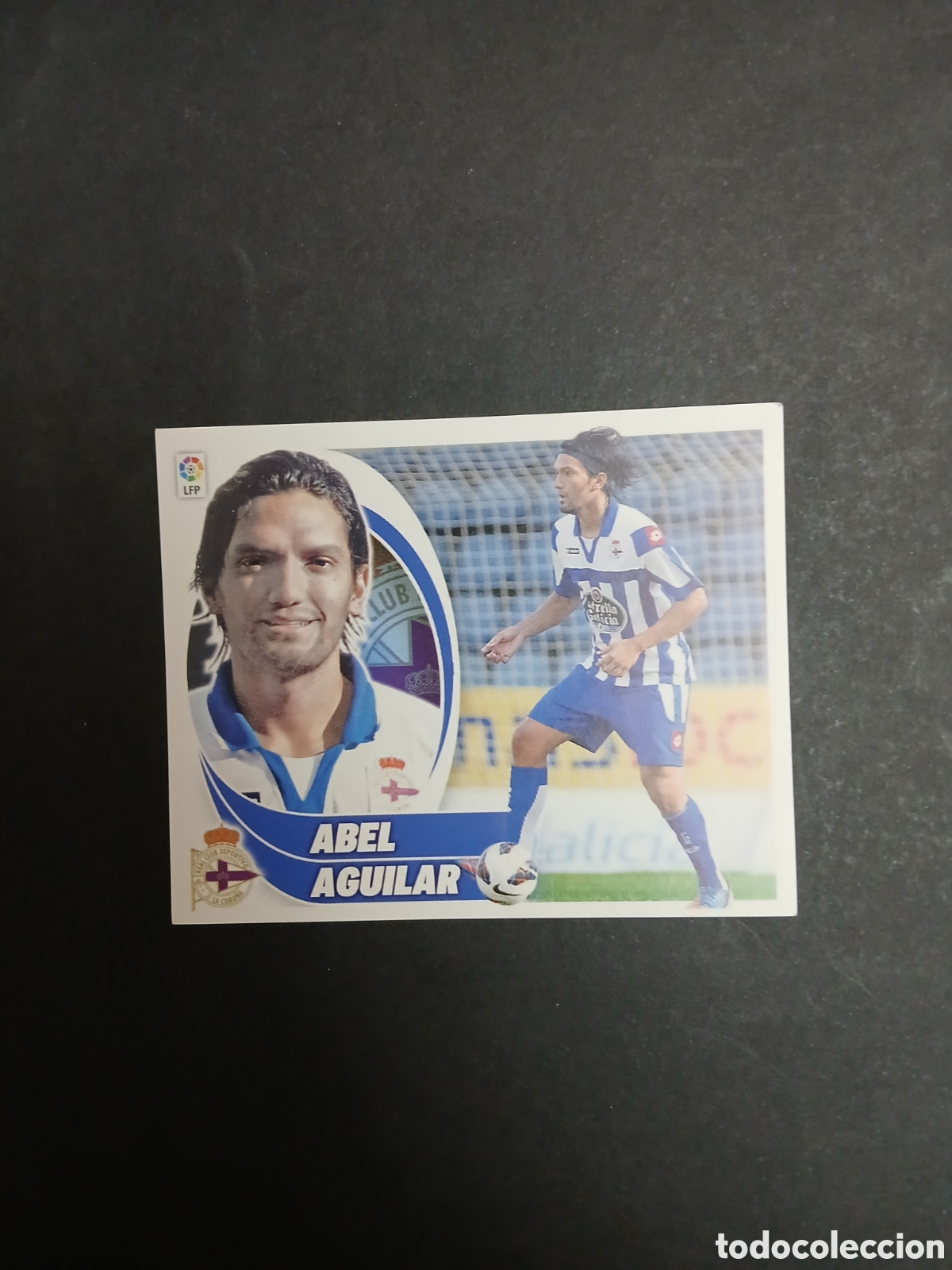 Cromos de F&uacute;tbol: ABEL AGUILAR DEPORTIVO COLOCA LIGA ESTE 2012/13 12 13 NUNCA PEGADO SIN PEGAR