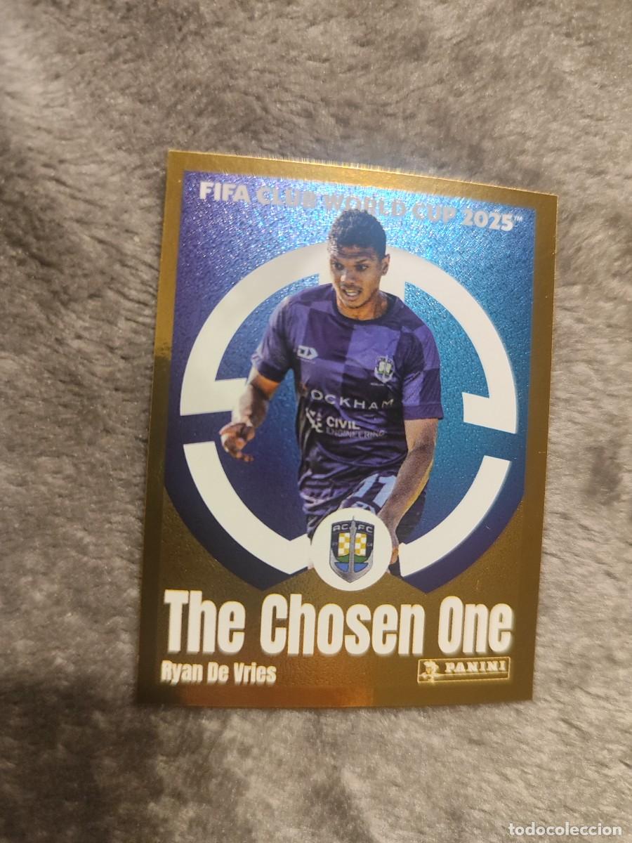 Football Stickers: 151 WORLD CUP 2025 FIFA RYAN DE VRIES THE CHOSEN ONE AUCKLAND CITY FC PANINI MUNDIAL CLUBES 25 STICK