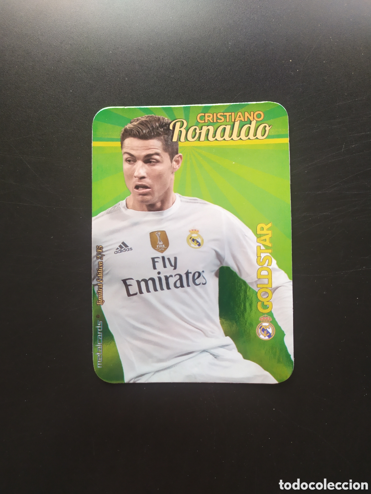 Cromos de Futebol: Mundicromo fichas Liga 2015 2016 15 16 Ronaldo goldstar brillo liso limited edition 2/45 Real Madrid