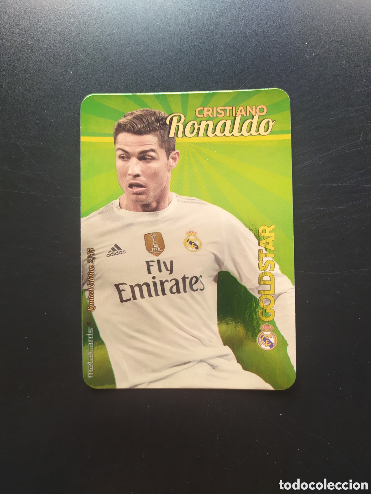 Football Stickers: Mundicromo fichas Liga 2015 2016 15 16 Ronaldo goldstar dorado limited edition 2/45 Real Madrid