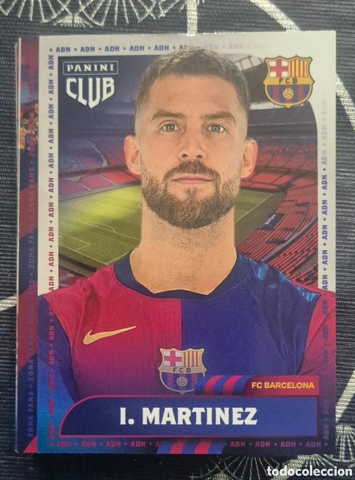 Cromos de F&uacute;tbol: Panini club i&ntilde;igo Mart&iacute;nez barcelona adn