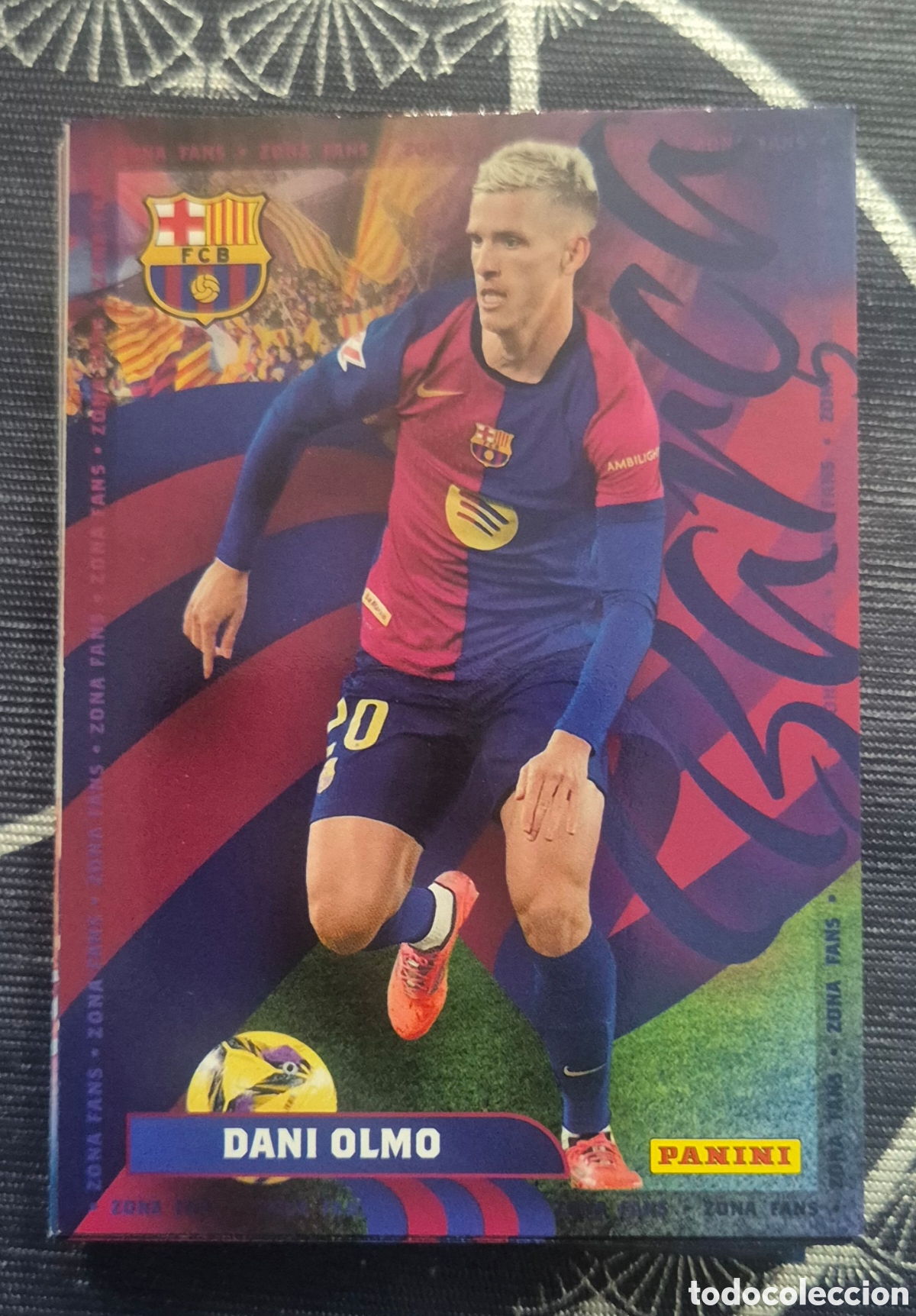 Cromos de F&uacute;tbol: Panini club Barcelona Dani olmo fans