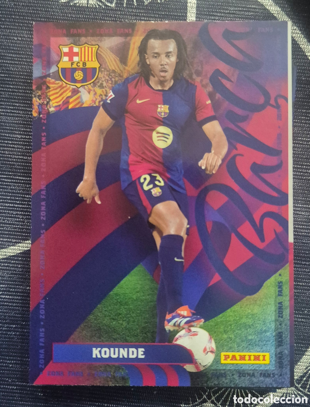 Cromos de F&uacute;tbol: Panini club kounde Barcelona fans