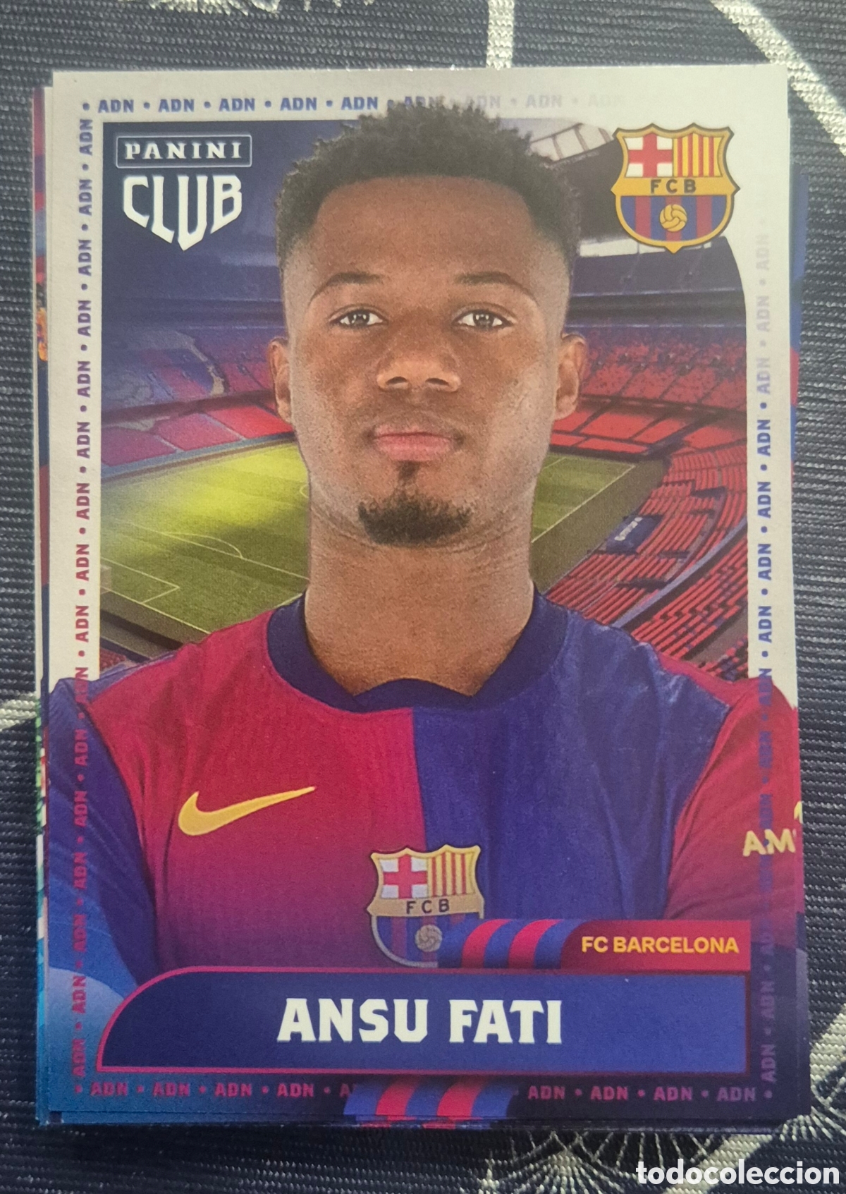 Cromos de F&uacute;tbol: Panini club ansu fati Barcelona adn