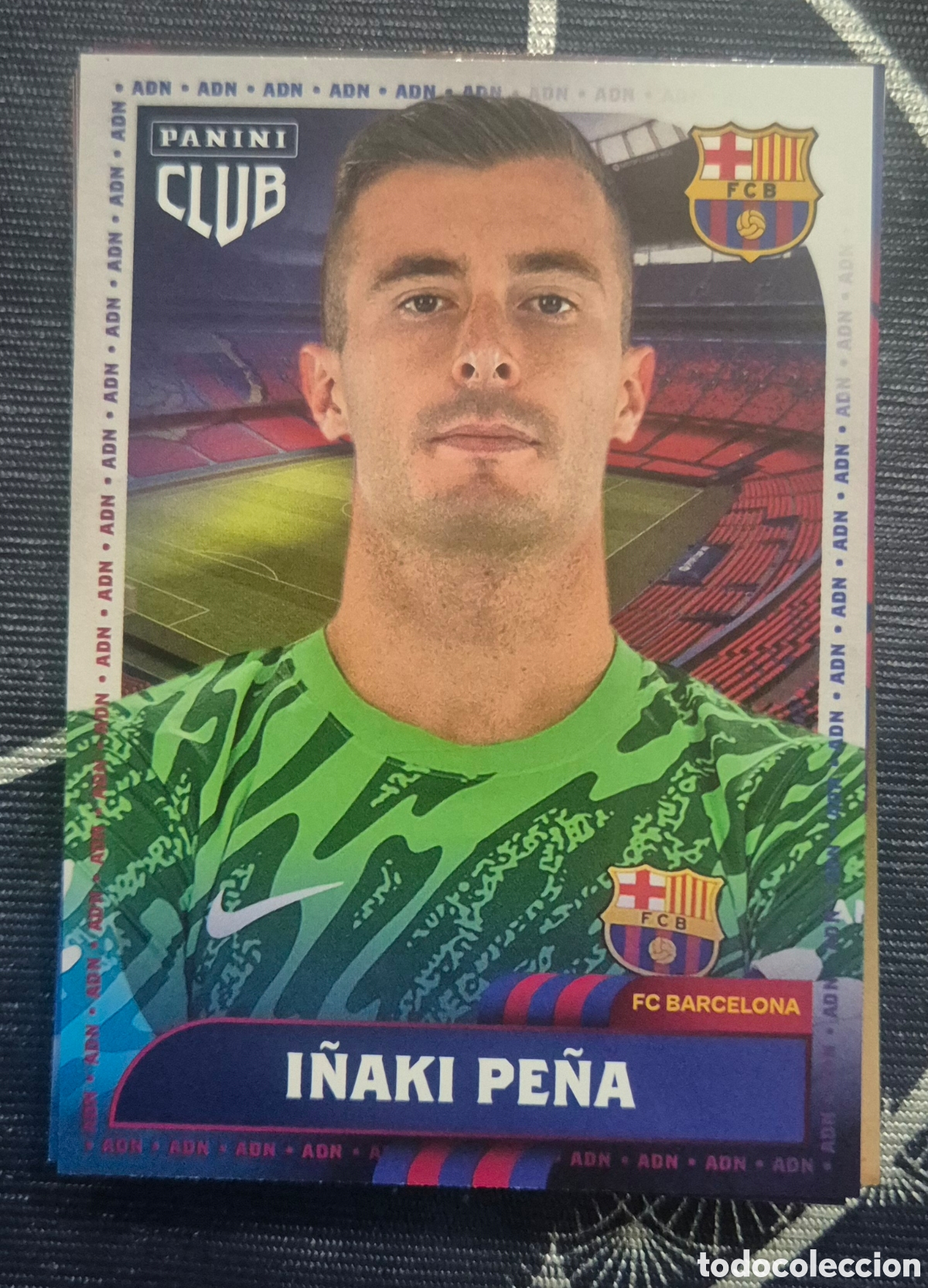 Cromos de F&uacute;tbol: Panini club i&ntilde;aki Pe&ntilde;a barcelona adn