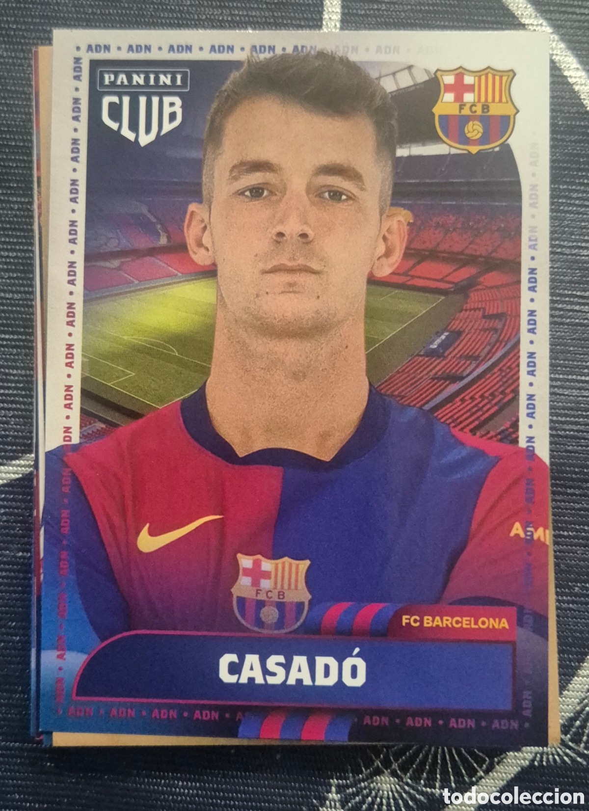 Cromos de F&uacute;tbol: Panini club casado barcelona adn