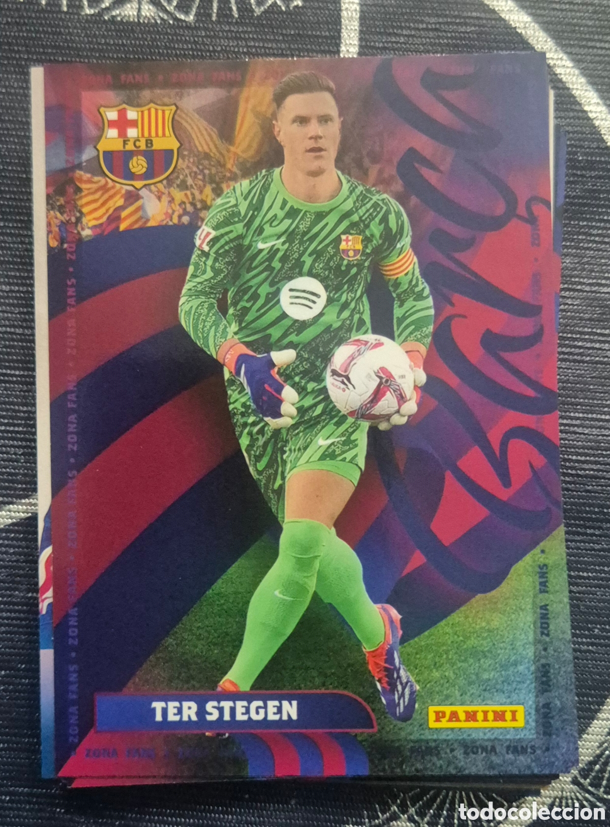 Cromos de F&uacute;tbol: Panini club ter stegen Barcelona fans