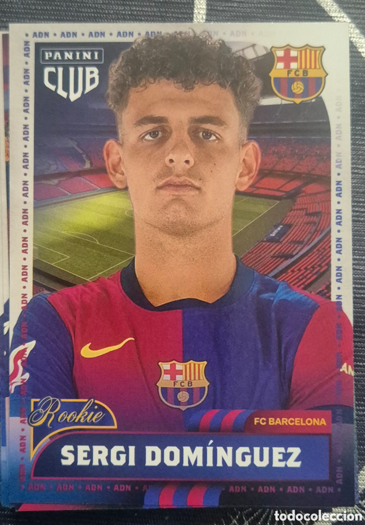 Cromos de F&uacute;tbol: Panini club sergi Dom&iacute;nguez Barcelona adn