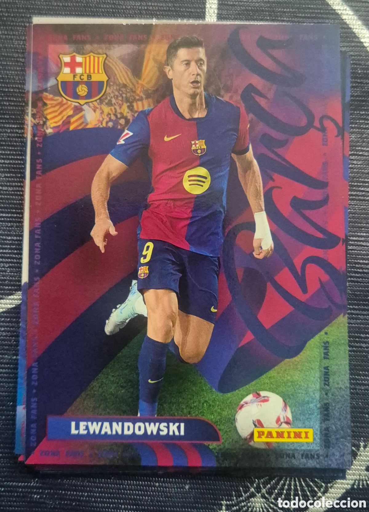 Fu&szlig;ball-Sticker: Panini club lewandowsky barcelona fans