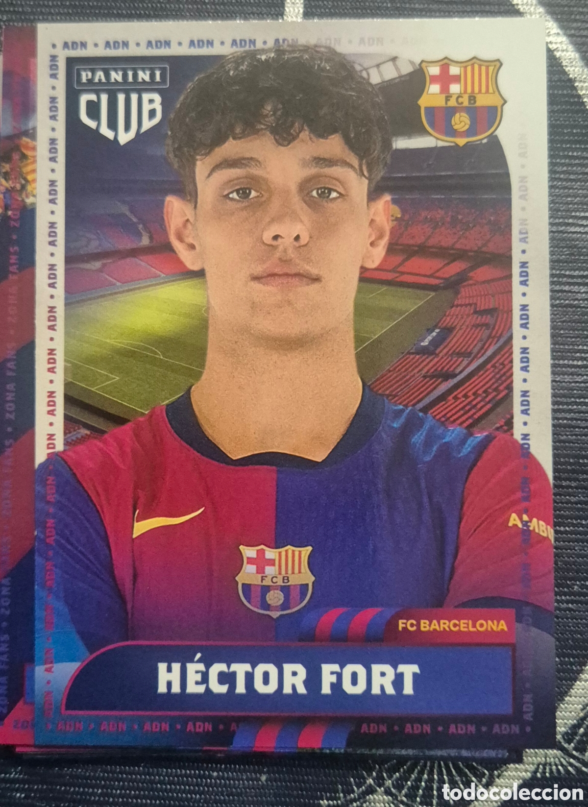 Cromos de f&uacute;tbol: Panini club H&eacute;ctor fort barcelona adn