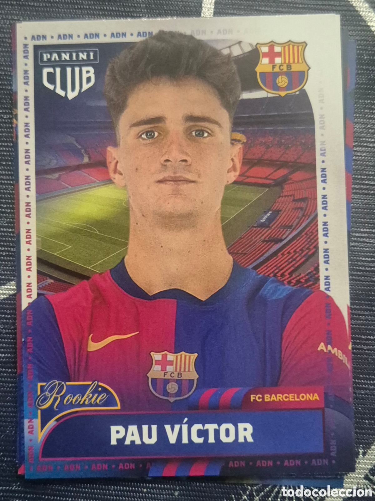 Cromos de F&uacute;tbol: Panini club pau victor Barcelona adn rookie