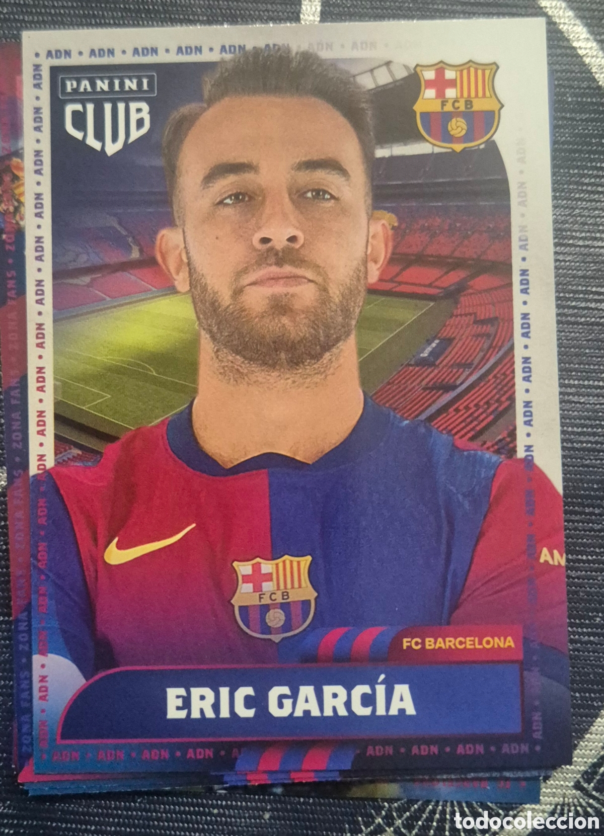 Cromos de f&uacute;tbol: Panini club eric Garc&iacute;a barcelona adn