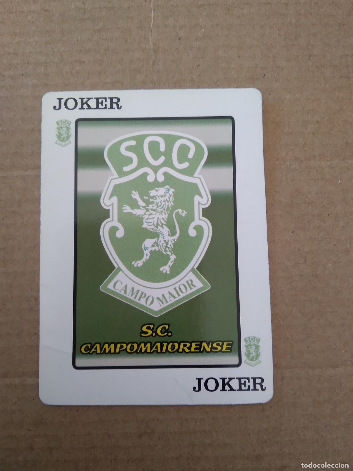 Cromos de F&uacute;tbol: JOKER ESCUDO CAMPOMAIORENSE CROMO CARTA LIGA PORTUGAL JORNAL DE NOTICIAS