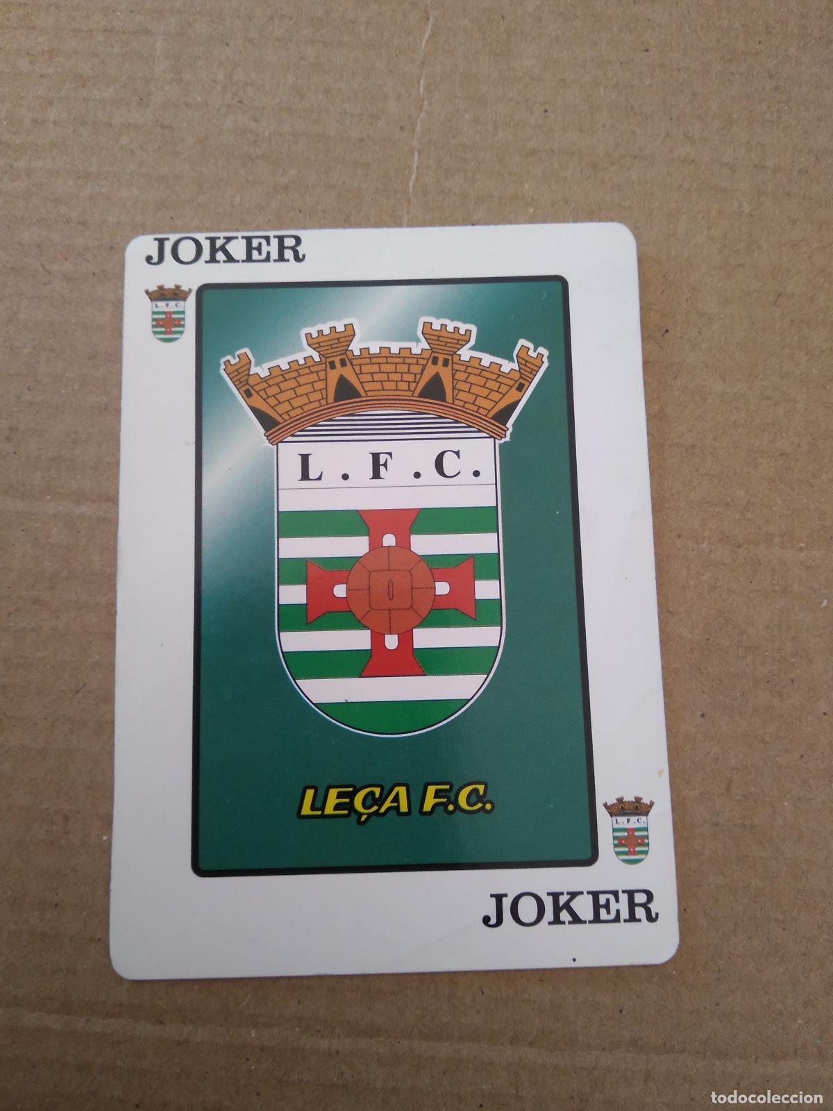 Cromos de F&uacute;tbol: JOKER ESCUDO LE&Ccedil;A CROMO CARTA LIGA PORTUGAL JORNAL DE NOTICIAS