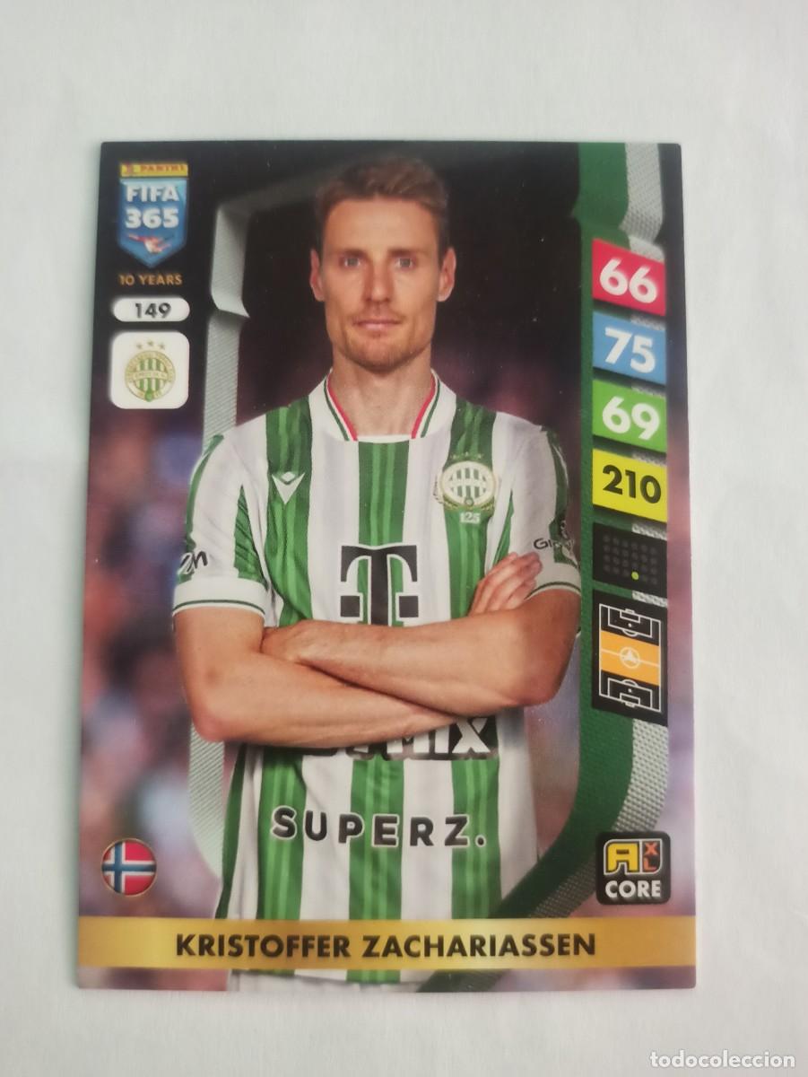 Football Stickers: Kristoffer Zachariassenn &deg; 149 - ADRENALYN FIFA 365 - 2024 2025 - 24 25 - Panini