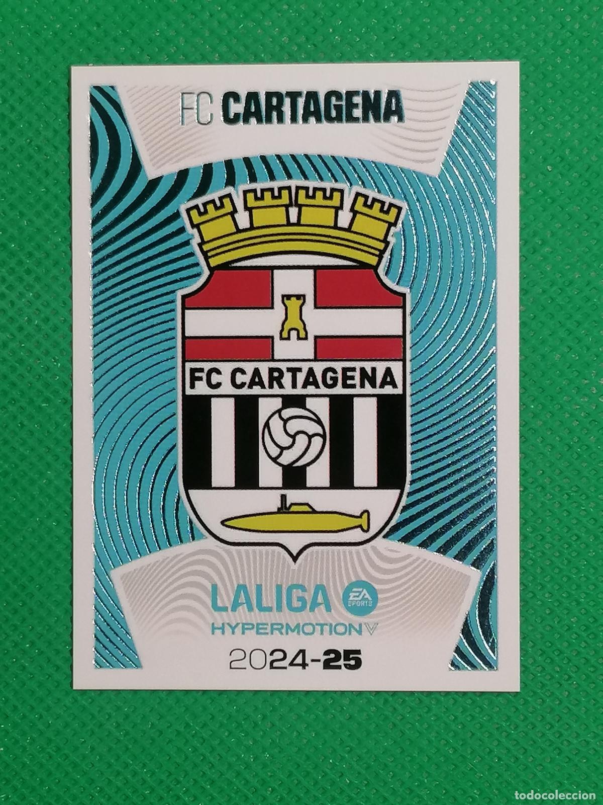 Cromos de f&uacute;tbol: 5 CARTAGENA ESCUDO LALIGA HYPERMOTION ⚽ PANINI LIGA ESTE 24 25 2024 2025 ⚽