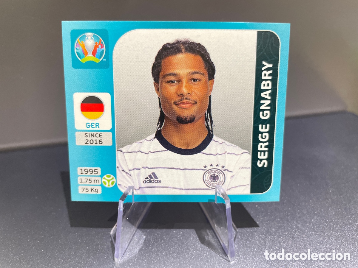 Cromos de Futebol: Gnabry 597 Panini UEFA Euro 2020 Alemania