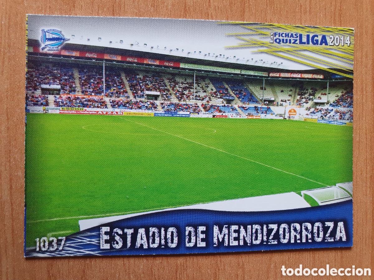 Cromos de f&uacute;tbol: MUNDICROMO 2013 2014 1037 MENDIZORROZA ESTADIO MATE
