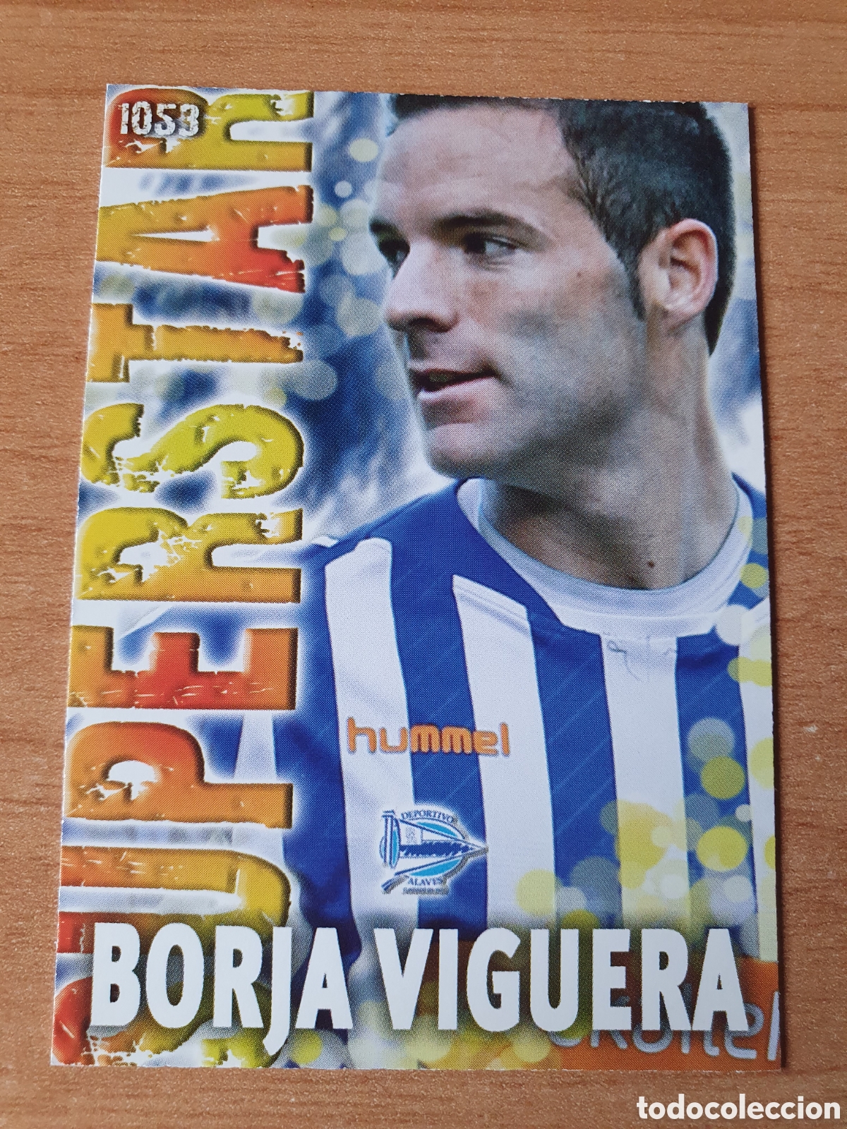 Cromos de f&uacute;tbol: MUNDICROMO 2013 2014 1053 BORJA VIGUERA DEPORTIVO ALAVES MATE