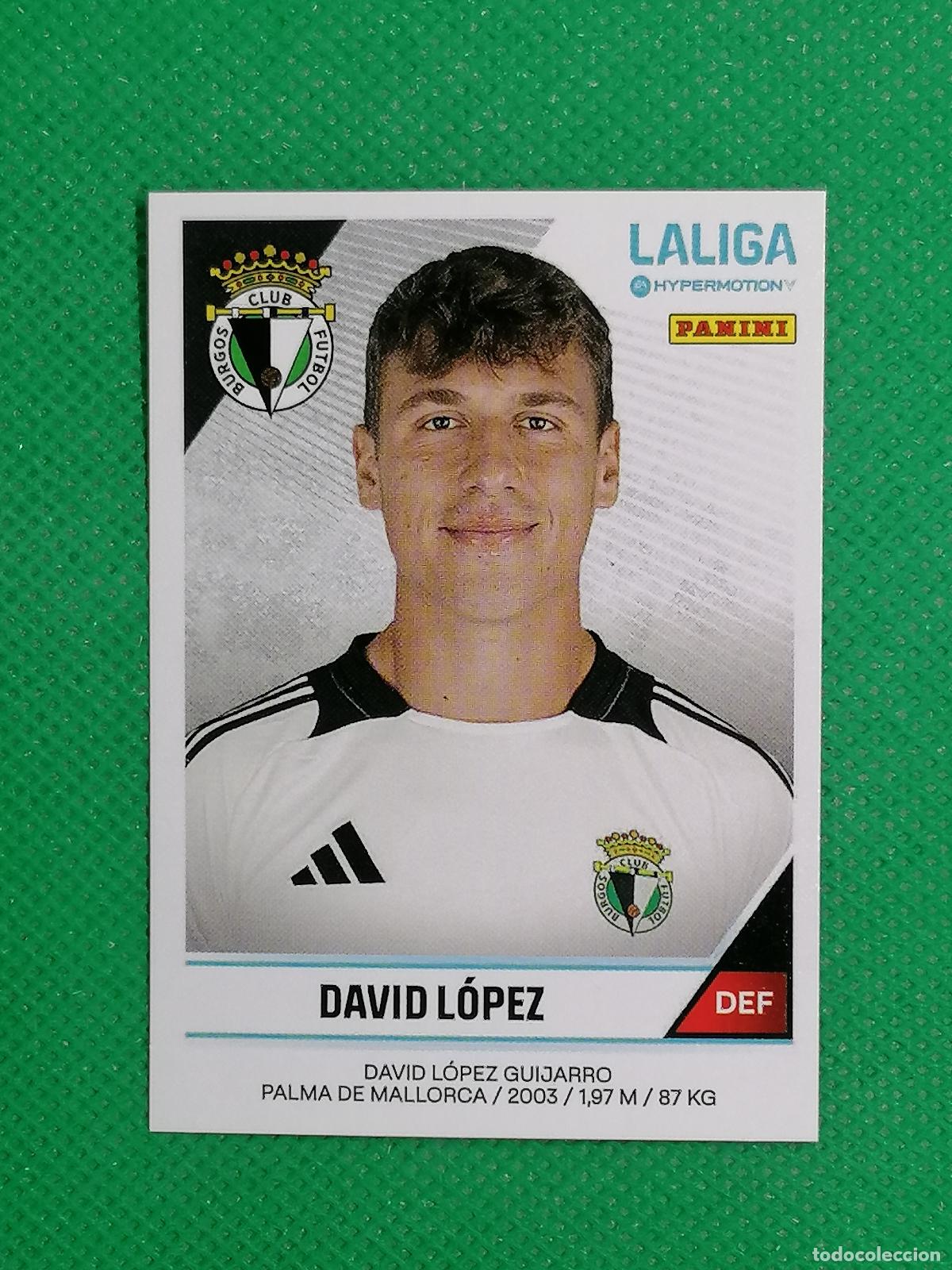 Figurine di Calcio: 47 B 47B DAVID LOPEZ BURGOS ⚽ PANINI LIGA HYPERMOTION 24 25 2024 2025 ⚽