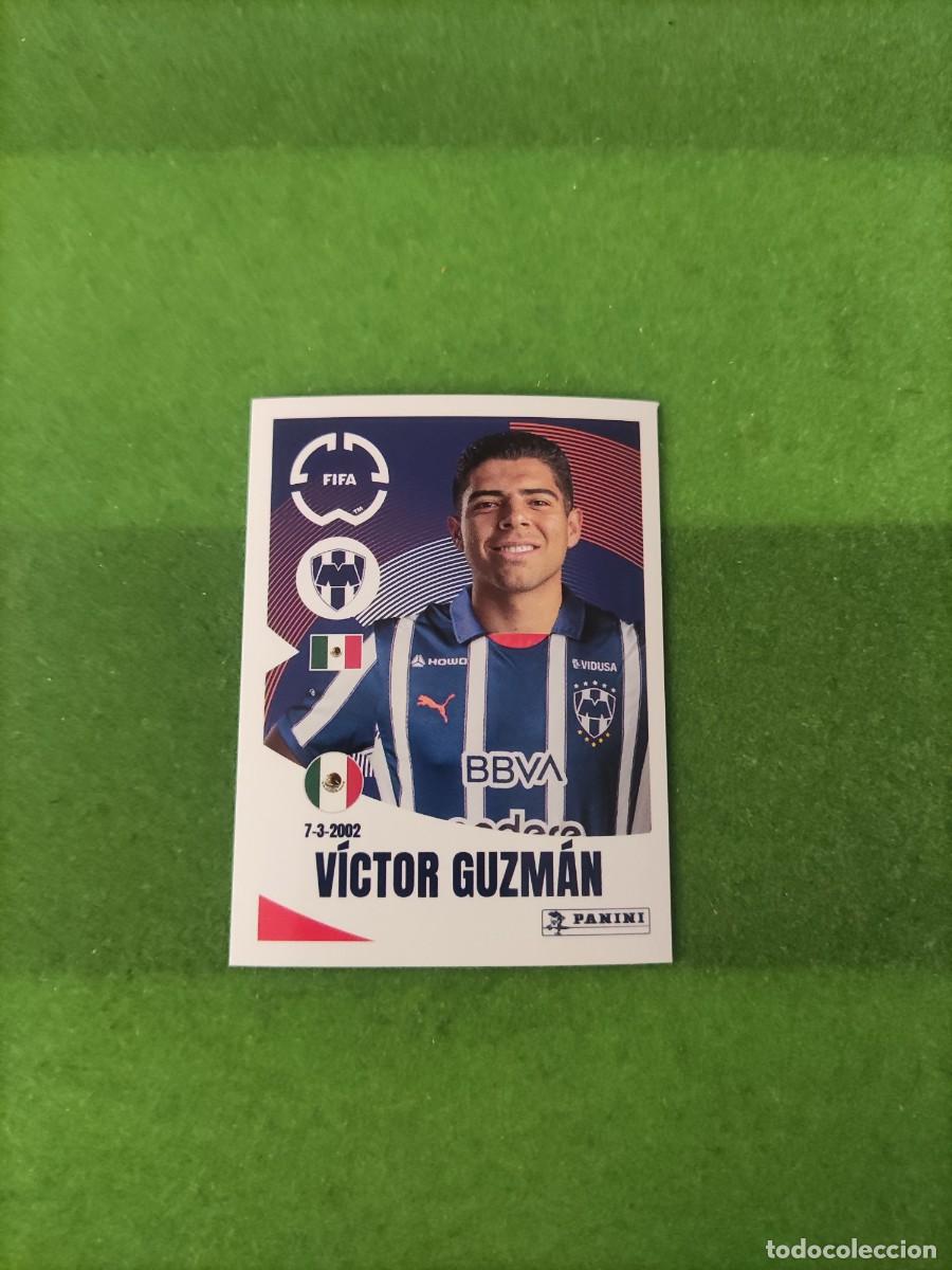 Cromos de f&uacute;tbol: V&iacute;ctor Guzm&aacute;n 301 Monterrey Club World Cup 25 Mundial de clubes 2025 sin pegar