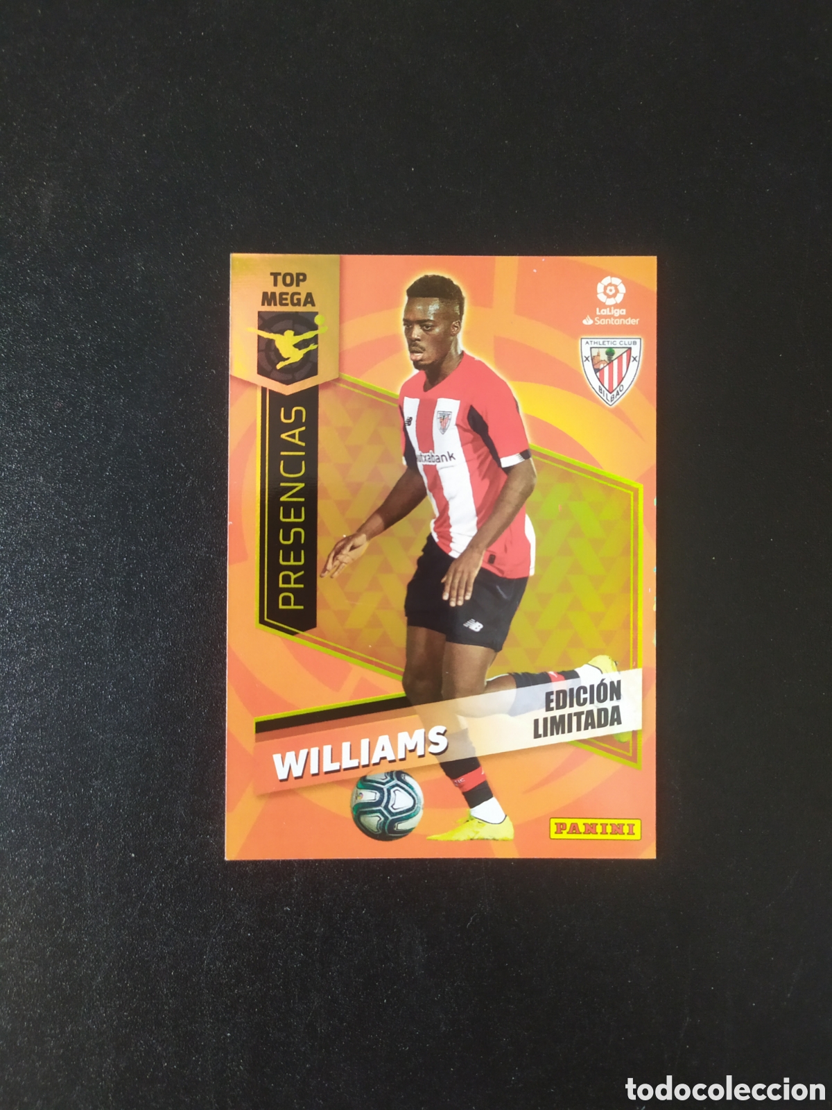 Cromos de F&uacute;tbol: Megacracks 2020 2021 20 21 panini Williams edici&oacute;n limitada Athletic Bilbao