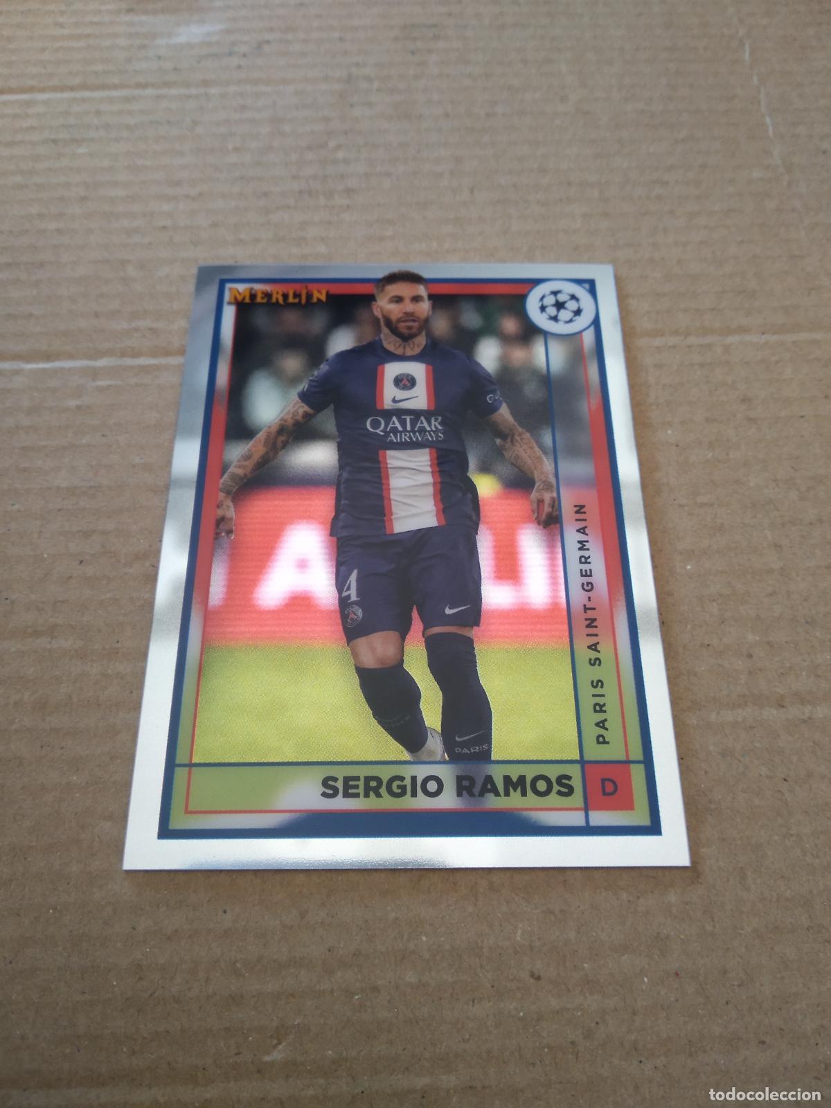 Fu&szlig;ball-Sticker: 106 RAMOS PARIS SAINT GERMAIN CROMO FUTBOL MERLIN TOPPS CHROME 22-23 CLUB COMPETITIONS 2022-2023
