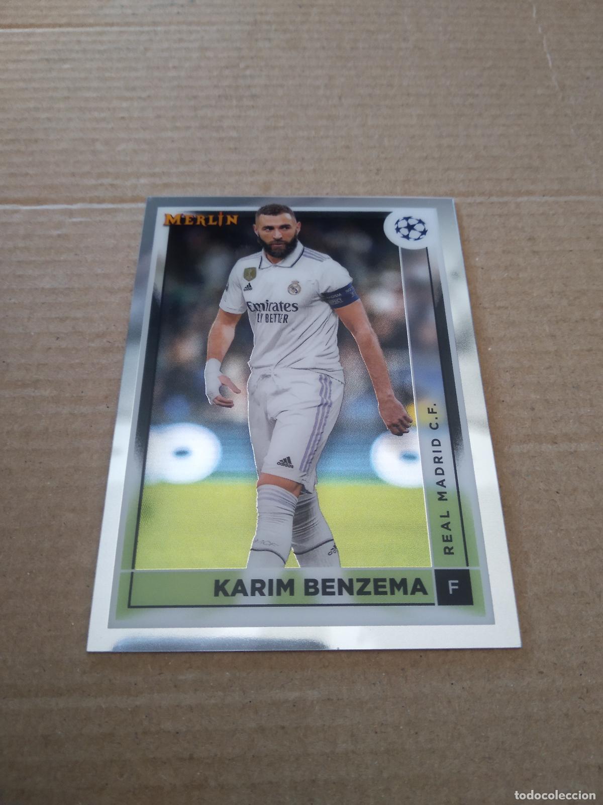 Cromos de F&uacute;tbol: 120 BENZEMA REAL MADRID CROMO FUTBOL MERLIN TOPPS CHROME 22-23 CLUB COMPETITIONS 2022-2023